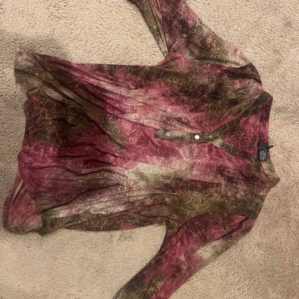 New Directions Patchwork Blouse